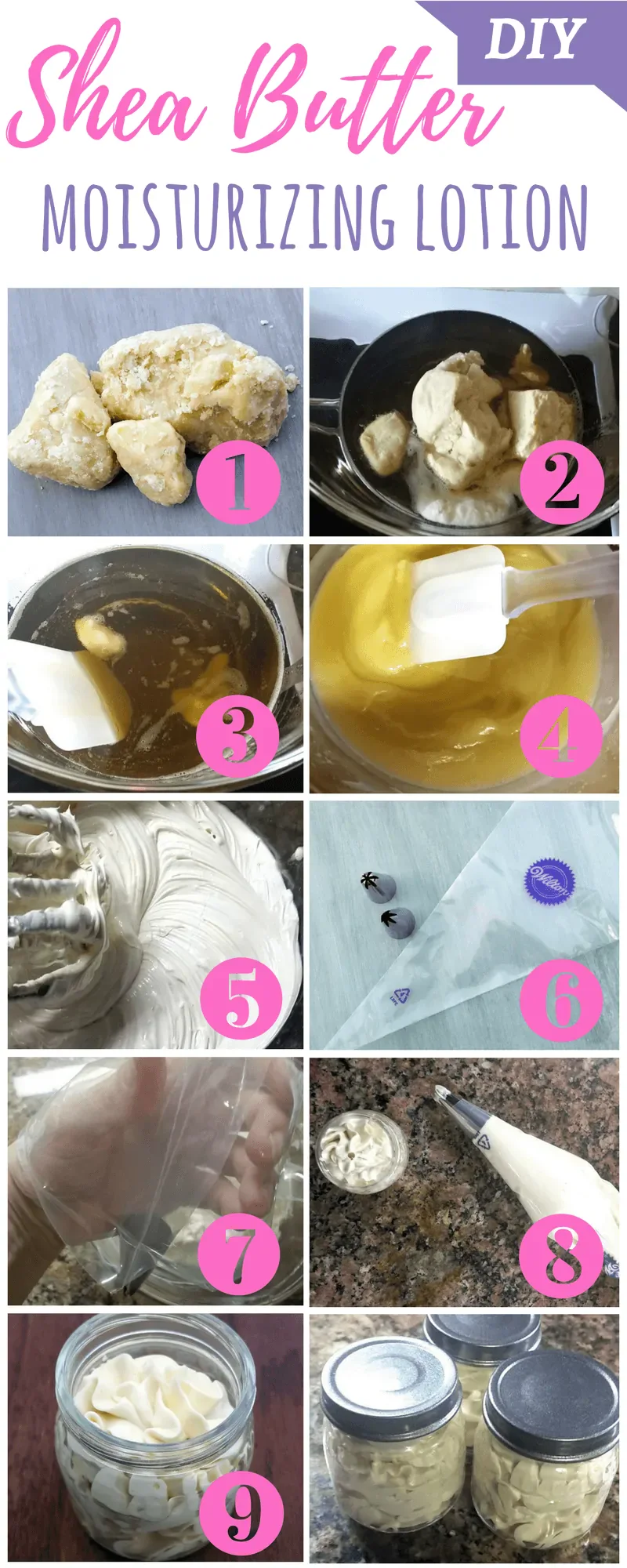 shea butter lotion recipes