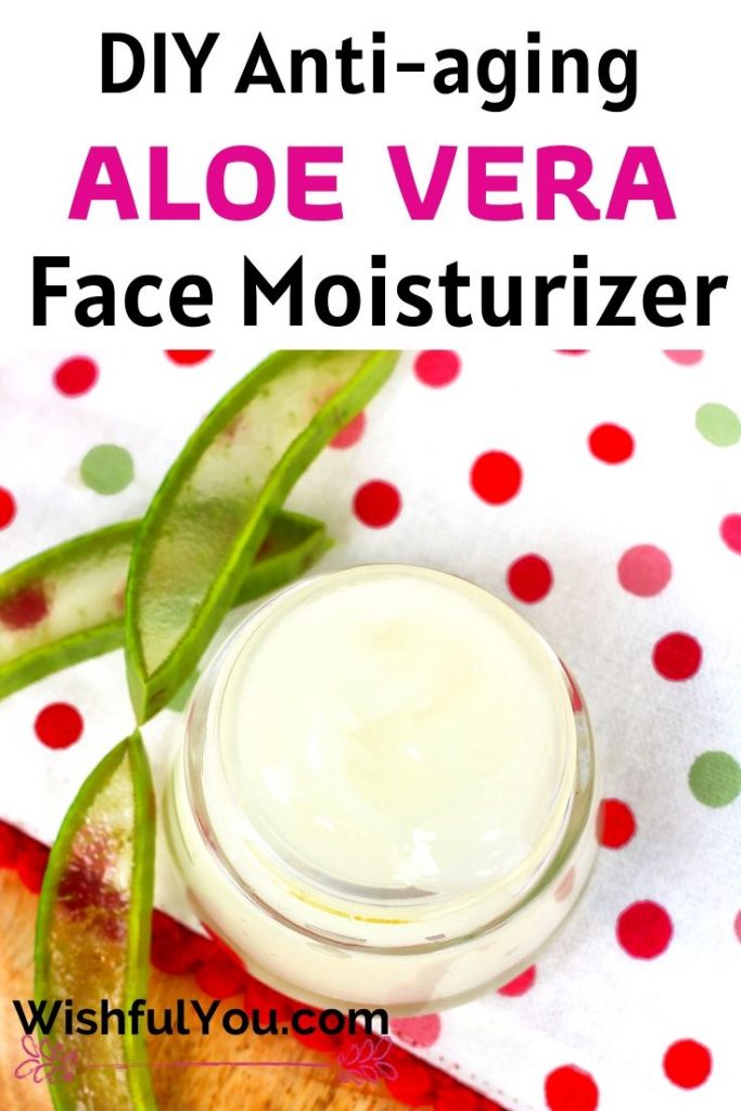 DIY Antiaging Aloe Face Moisturizer Recipe
