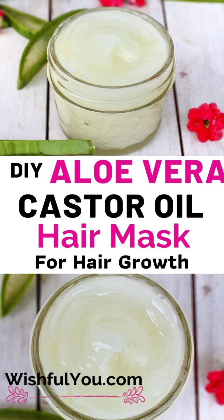 DIY Castor Oil And Aloe Vera Hair Mask For Hair Growth