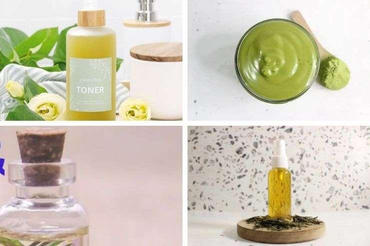 16 DIY Green tea recipes for skin - toner, face creams, masks