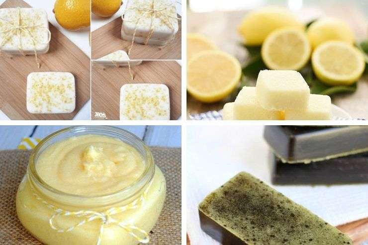 8 DIY Lemon Recipes for Skin - soaps, scrubs, masks and more